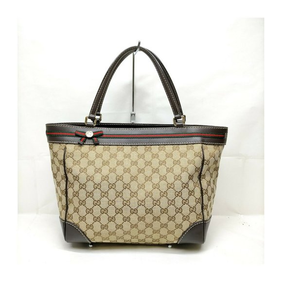 Gucci Handbags - Gucci Shoulder Bag Brown Canvas